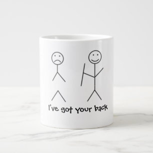 Funny Quote Tasse "Ich habe Ihren Rücken got" Per