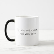 Funny Quote Trendgift Tasse Coffee Coffee Twins Vo