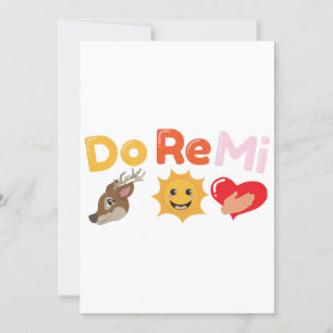 Funny Quotes Do Re Mi Song Musik - Geschenk Idee Einladung