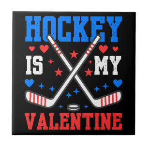Funny Quotes Eishockey ist mein Valentiner Sportte Fliese