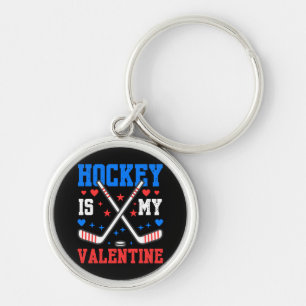 Funny Quotes Eishockey ist mein Valentiner Sportte Schlüsselanhänger