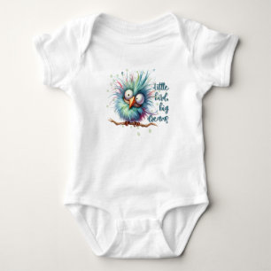 Funny Quotes Funny Quirky Whimsical Bird Baby Strampler