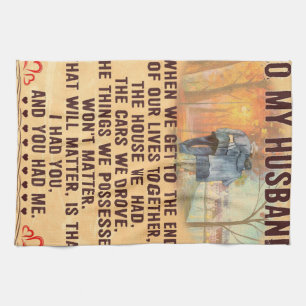 Funny Quotes Gift To Husband Gift für Father Wird Geschirrtuch