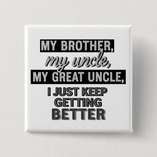 funny quotes humor dad jokes button (Vorderseite)