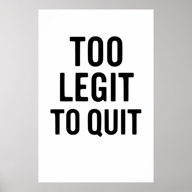 Funny Quotes: ICH BIN, SAH, ICH HABE ES ERLEDIGT Poster (Vorne)