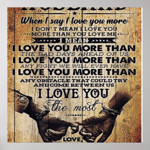 Funny Quotes To Husband Gift For Your Man Poster