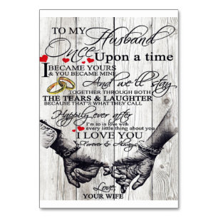 Funny Quotes To My Husband Gift For Husband Tischnummer