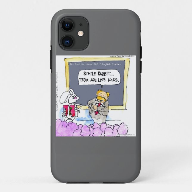 Funny Rabbit Grammar Police iPhone5 Fall Case-Mate iPhone Hülle (Rückseite)