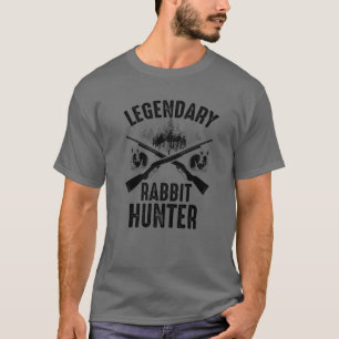 Funny Rabbit Jagd Geschenk Niedlichen Stolz Legend T-Shirt