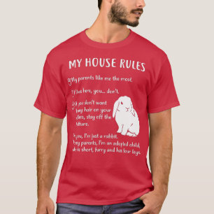 Funny Rabbit , Mein Haus regiert Holland Lop Bunny T-Shirt
