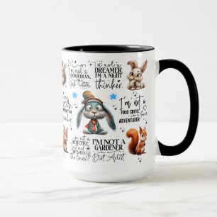 Funny Rabbit Squirrels Quotes Tasse
