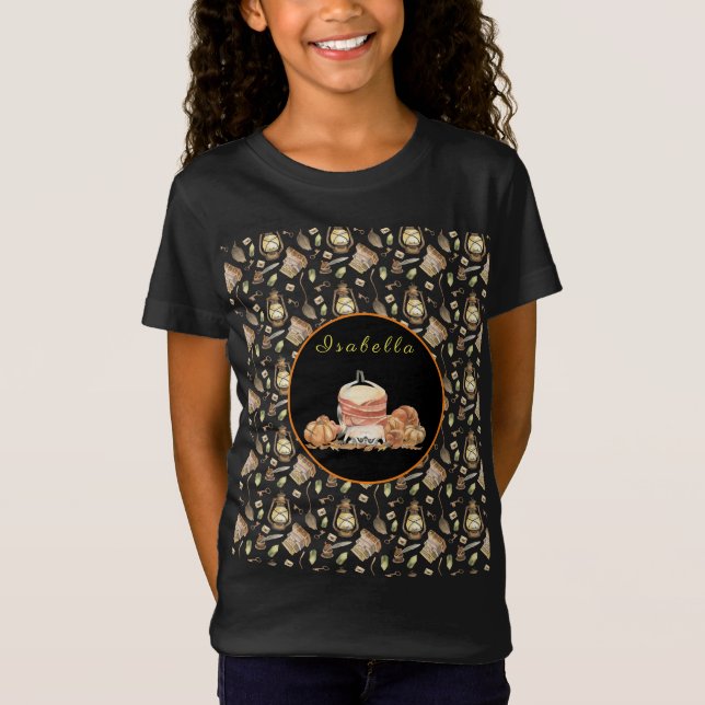 Funny Raccoon Anpassen von Text und Farbe T-Shirt (Vorderseite)