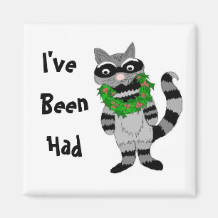 Funny Raccoon Magnet