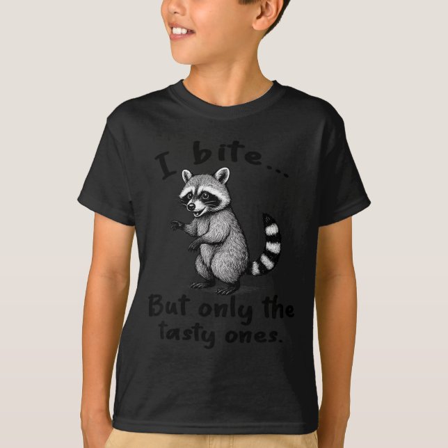 Funny Raccoon Meme Quote Humor For Men Women Boy G T-Shirt (Vorderseite)