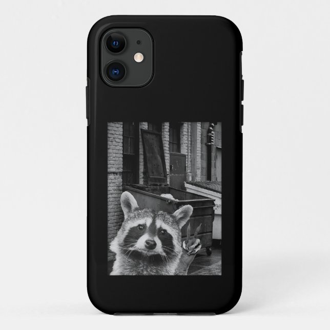 Funny Raccoon Selfie Raccoon Case-Mate iPhone Hülle (Rückseite)