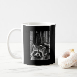 Funny Raccoon Selfie Raccoon Kaffeetasse