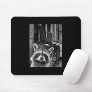 Funny Raccoon Selfie Raccoon Mousepad