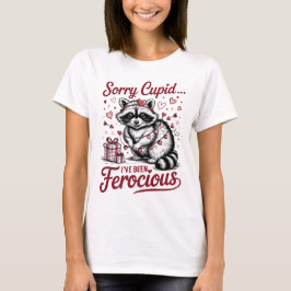 Funny Raccoon Valentine T-Shirt