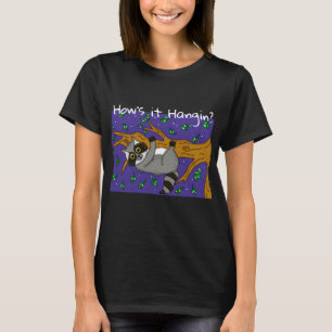 Funny Raccoon, Wie geht es dir? T-Shirt