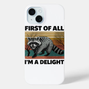 Funny Raccoon Zitat - Zunächst einmal bin ich ein  Case-Mate iPhone Hülle