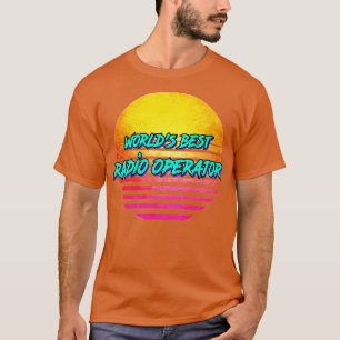 Funny Radio Operator Retro 1980s Gift  T-Shirt
