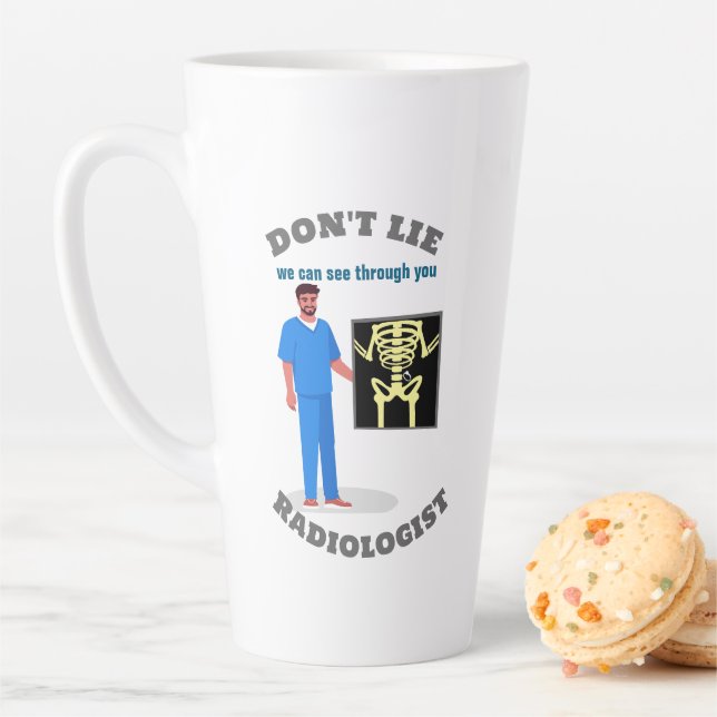 Funny Radiologist Custom Radiology Specialty Milchtasse (Beispiel)