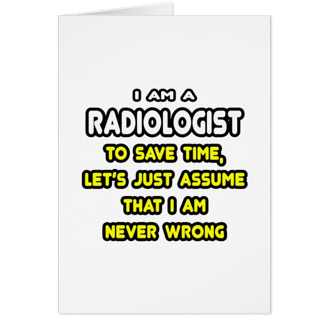 Funny Radiologist T - Shirt und Geschenke (Vorne)