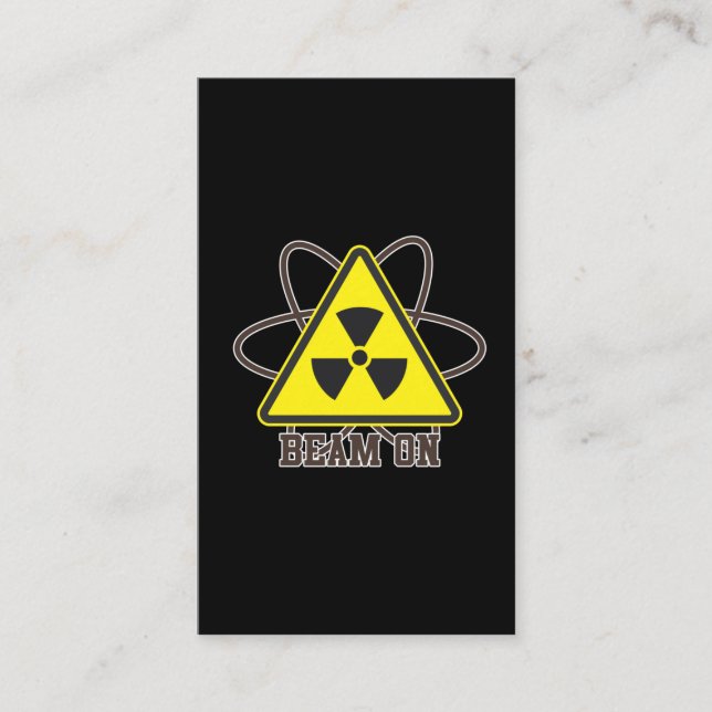 Funny Radiology Xray Radiation Krass Tech Visitenkarte (Vorderseite)