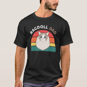 Funny Ragdoll Cat-Shirt Ragdoll Cat Vater Eigentüm T-Shirt