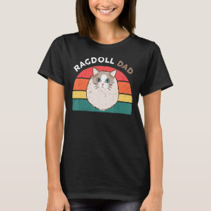 Funny Ragdoll Cat-Shirt Ragdoll Cat Vater Eigentüm T-Shirt