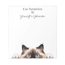 Funny Ragdoll Chat Notepad