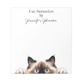 Funny Ragdoll Chat Notepad Notizblock