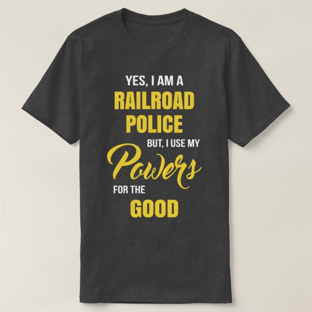 Funny RailPolice T-Shirt (Design vorne)
