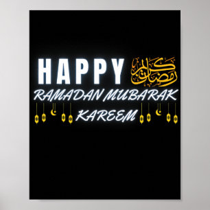 Funny Ramadan Mubarak Kareem für Muslime Islamiste Poster
