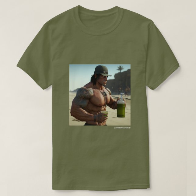 Funny Rambo Tshirt (Design vorne)