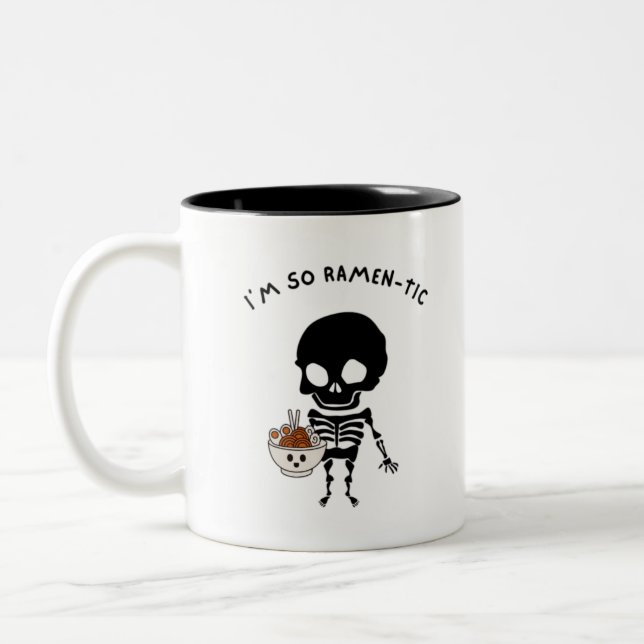 Funny Ramen Zweifarbige Tasse (Links)