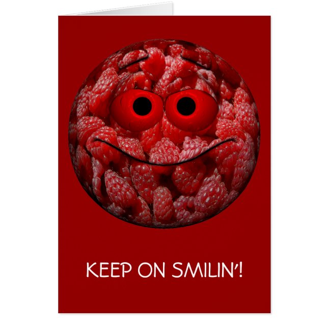 Funny Raspberry Emoticon (Vorne)