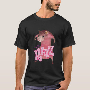 Funny Rat Funny Mouse Ratz Pink Ratz Mouse Meme Pi T-Shirt