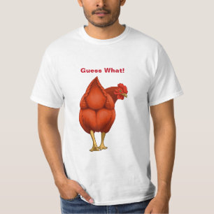 Funny Rate mal, was Hühnchen Hintern Red Hen T-Shirt