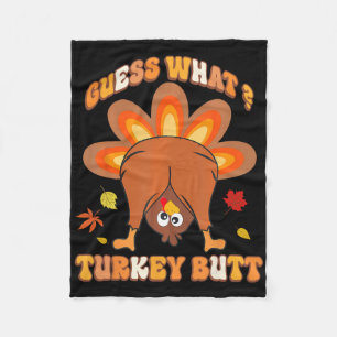 Funny Rate, was Türkei Hintern Girls Boys Thanksgi Fleecedecke