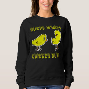 Funny raten, was Hühnchen Hintern! Weiße T-Shirts