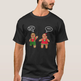 Funny Raw Christmas Spaß Gingerbread Puns Christ T-Shirt