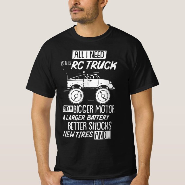 Funny RC Racing RC Truck Radio Controlled RC Car S T-Shirt (Vorderseite)