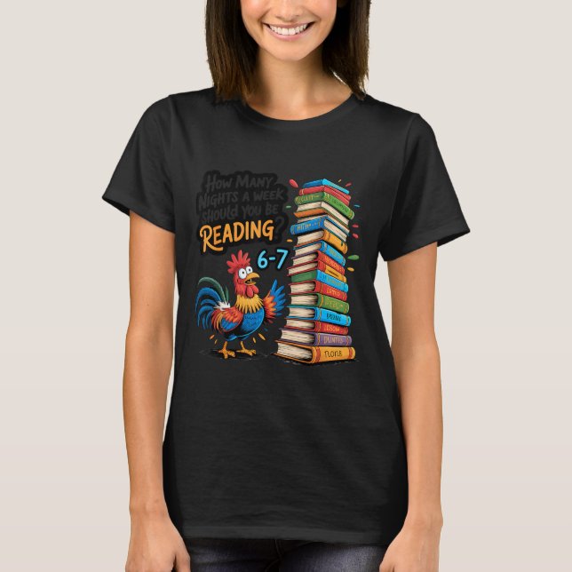 Funny Reading 67 Six Seven Meme Englieacher Book L T-Shirt (Vorderseite)
