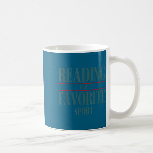 Funny Reading Is My Favorite Srt Book Lover Quote  Kaffeetasse (Rechts)