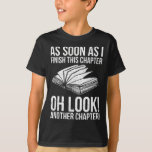 Funny Reading noch ein Kapitel Buch Lover T-Shirt<br><div class="desc">Hoffe,  dass es dir gefällt 27</div>