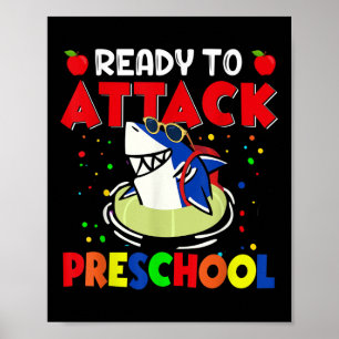 Funny ready bereit, Kinder im Vorschullehrer anzug Poster