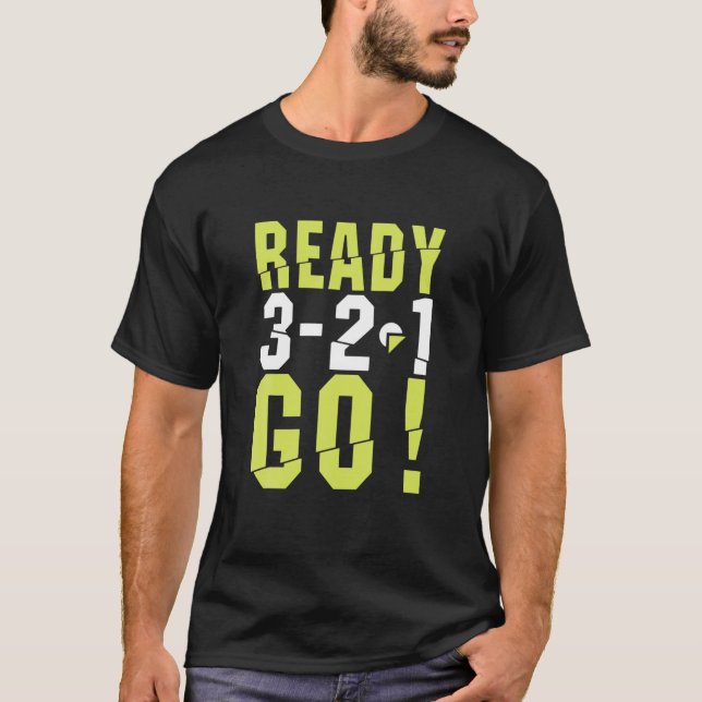 Funny ready go start für Runner Running Co T-Shirt (Vorderseite)