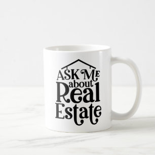 Funny Real Anwesen Agent Geschenk House Broker Rea Kaffeetasse