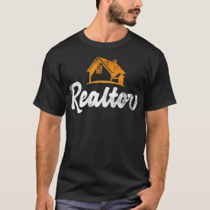 Funny Real Anwesen Agent Geschenk Vintag Realtor T-Shirt